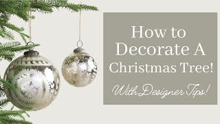 How to Decorate a Christmas tree with Gorgeous Ribbon [upl. by Ahsima839]