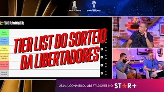 TIER LIST DO SORTEIO DA LIBERTADORES QUAL TIME SE DEU MELHOR [upl. by Ahsieym826]