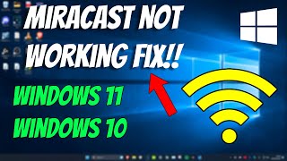 How To Fix Miracast not Working in Windows 11 [upl. by Fidelia89]