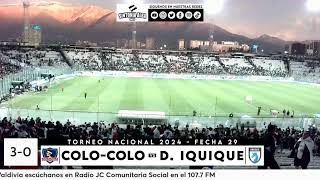 COLOCOLO vs Deportes Iquique  Fecha 29  Torneo Nacional 2024  Transmisión EN VIVO [upl. by Dranik]