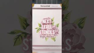 Next Level Stencils MustSee NEW Card Making Idea cardmaking [upl. by Lebasiairam]