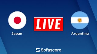 Japan vs Argentina Live Score [upl. by Nashner]