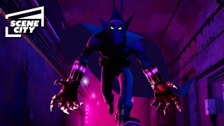 Into The Spiderverse Prowler Chase Scene HD MOVIE CLIP  With Captions [upl. by Idnis]