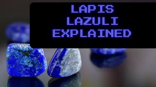 lapis lazuli Stone In Short  crystal stone meaning properties benefits and Uses [upl. by Clite]