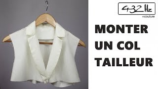 Monter un col tailleur entrainement couture [upl. by Drisko]