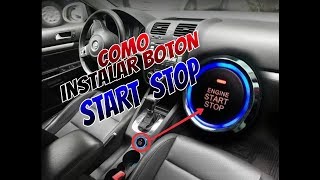 COMO INSTALAR BOTON START STOP [upl. by Udell]