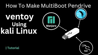 How to Make a MultiBoot Pendrive using Kali Linux [upl. by Flossi]