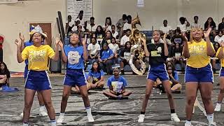 CHS homecoming 2024  cheerleaders perform 1 [upl. by Kidder]