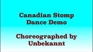 Canadian Stomp  Line Dance Dance Demo [upl. by Llehsar860]