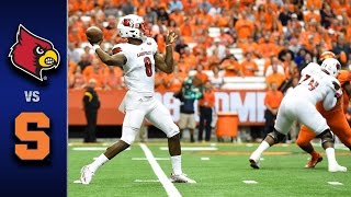 Louisville vs Syracuse Football Highlights 2016 [upl. by Annasor881]