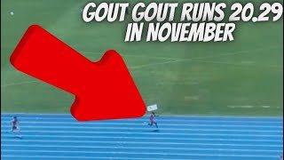 Gout gout runs 2029 at the Queensland Queensland All Schools Track and Field Championships 2024 [upl. by Namad]