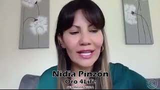 Historia y capacitación con Nidia Pinzon  Oro 4life [upl. by Nomma438]