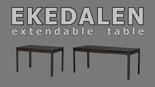 How to build  Ikea EKEDALEN Extendable Table Assembly  Put It Together [upl. by Sebastien972]