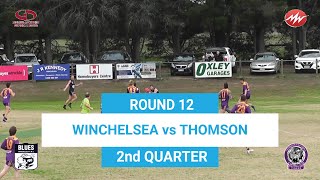 RD12 Winchelsea VS Thomson 2nd QTR 29062024 [upl. by Emanuel]