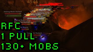 SOD Mage RFC 1 Pull 130 Mobs in 7min [upl. by Oakie444]