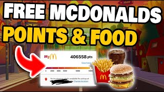 Who Wants FREE McDonalds Points 🍔 Use this Free McDonalds Method for Free Food amp Rewards Points 🍟 [upl. by Haram955]