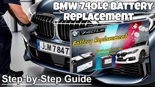 BMW 740Le Battery Replacement A StepbyStep Guide  bmw 7 series battey replacement [upl. by Tracie]