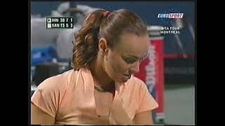 2006 Montreal Second Round Hingis vs Santangelo [upl. by Iamhaj]