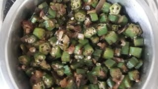 Ammi ki recipe ll how to make simple bhindi ll bhindi recipe Allahisenoughforeveryone [upl. by Daeriam587]