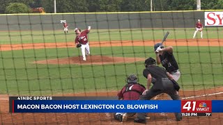 Macon Bacon beat Lexington County Blowfish to begin a stretch of three games in three days [upl. by Nosidam]