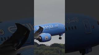 Man City Special Dreamliner Takeoff [upl. by Etyam751]