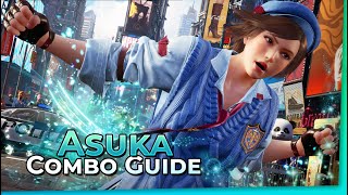 ASUKA KAZAMA Optimal Combo Guide  TEKKEN 8 [upl. by Radbun650]