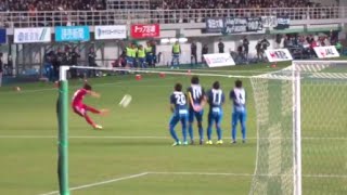 中村俊輔 同点FK弾 アビスパ福岡 VS 横浜F・マリノス 2016年3月5日 [upl. by Retsim928]