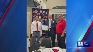 East Longmeadow Lions Club presented their 2024 Distinguished Citizen of the Year Award [upl. by Carolina]