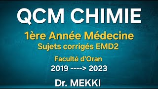 16 QCM CHIMIE ADDITION RADICALAIRE [upl. by Yrolg945]