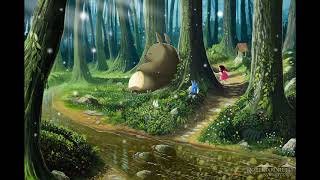 My Neighbor Totoro by Joe Hisaishi repeat 1 hour music [upl. by Seuqramed]