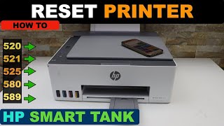 How to Reset hp Smart tank 585580589525 [upl. by Ori639]