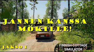 MÖKKIREISSU ALKAA LOISTAVASTI  Finnish Cottage Simulator 1 [upl. by Teyugn422]