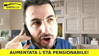 Aumentata lEtà pensionabile  Sergio Giuffrida [upl. by Elita921]