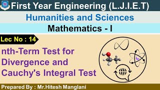 Lec14 nth Term Test for Divergence  Mathematics 1  First year Engineering [upl. by Green]