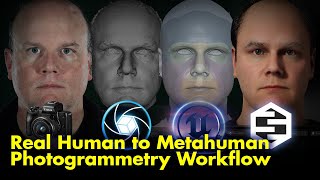 Real Human to Metahuman Photogrammetry Workflow [upl. by Tyne]