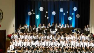 Burgundian Carol by the Havergal Grade 4P Handbell Choir [upl. by Itsa4]