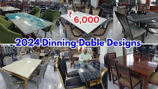 Dining Table Designs 2024 Wtih Price in Nampally Furniture  Wholesale Rates  Hyderabad market [upl. by Ut110]