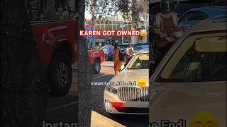 KAREN GOT KARMA FOR RESERVING PARKING SPACE😱 shorts [upl. by Oirad]