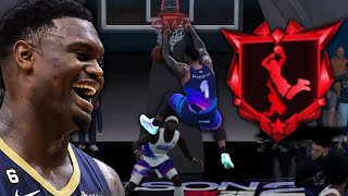 LEGEND POSTERIZER Turned my Zion Williamson Build into a ELITE SLASHER on NBA 2K25 [upl. by Bonnette]