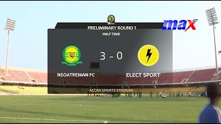 Match Highlights  Nsoatreman FC 3  0 Elect Sport  CAF Confederation Cup Preliminary Round 1 [upl. by Aicenaj181]