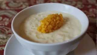 Rice Pudding Recipe  Coconut Milk Rice Pudding with Mango [upl. by Yromas]