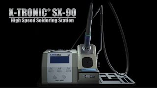 XTronic SX90 • Professional Series • 80 Watt Lead Free Soldering Iron Station [upl. by Isabeau591]