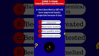 Q4 Latest CSWIP 31 Exam Questions and Answers 2023 shorts feedshorts feedshorts [upl. by Ellene]