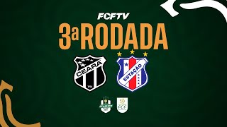 CEARENSE SUB 17  3ª RODADA  CEARA X ESTAÇÃO  19032024 [upl. by Ecadnac613]