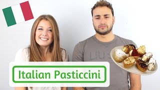 Trying Italian Pasticcini [upl. by Glimp]