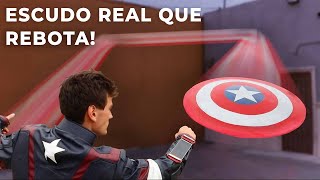 Escudo del CAPITAN AMERICA REAL que VUELVE HACIA TI  Salta MAS DE 30 METROS [upl. by Romona]