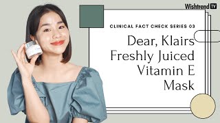 Thử Nghiệm Hiệu Quả Làm Sáng và Dưỡng Ẩm cho Da của Dear Klairs Freshly Juiced Vitamin E Mask [upl. by Ajed256]