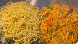 Spicy stir fry Noodles Recipe [upl. by Aicella]