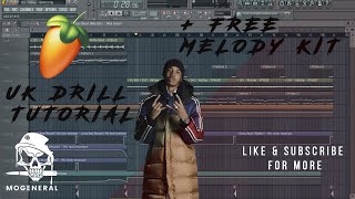 FREE UK DRILL LOOP KIT 2020UK DRILL MELODY PACK LINK IN DESCRIPTION [upl. by Arahahs464]