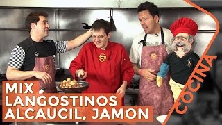 Alcauciles Langostinos y Jamón  Receta de cocina Paso a Paso [upl. by Adav]